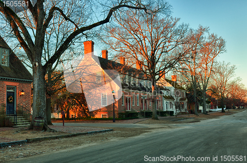 Image of Old houses in Colonial Williamsburg