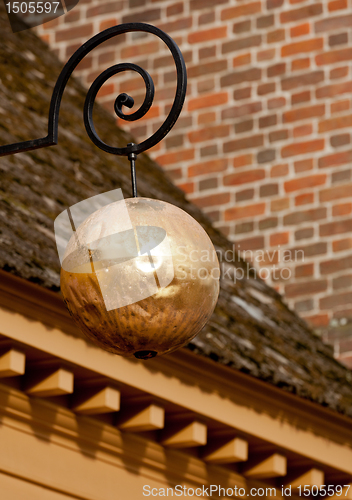 Image of Jeweller's ball as sign outside shop