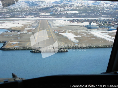 Image of Aproaching Alta Airport in Norway