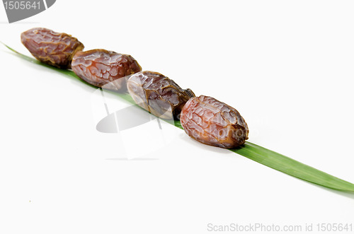 Image of Dates Fruit isolated on white Background