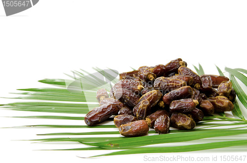 Image of Dates Fruit isolated on white Background