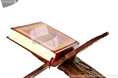 Image of The Holy Quran Isolated on White Background