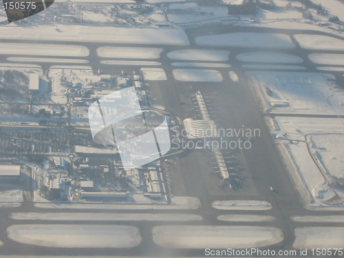 Image of OSL Gardermoen airport winter