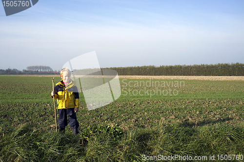 Image of Boy in countryside