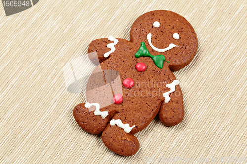 Image of gingerbread man for christmas