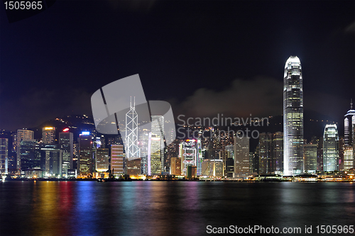 Image of Hong Kong city night