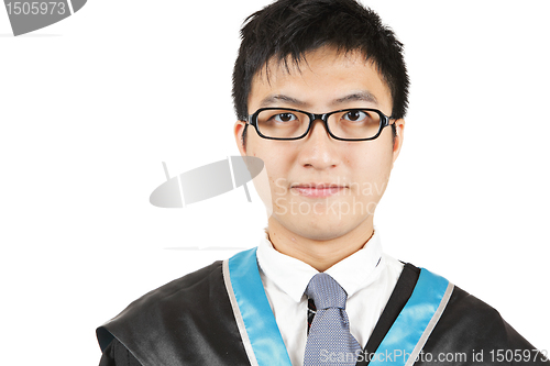 Image of Male student graduating