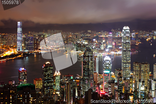 Image of Hong Kong night