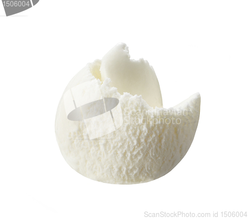 Image of vanilla ice cream curl