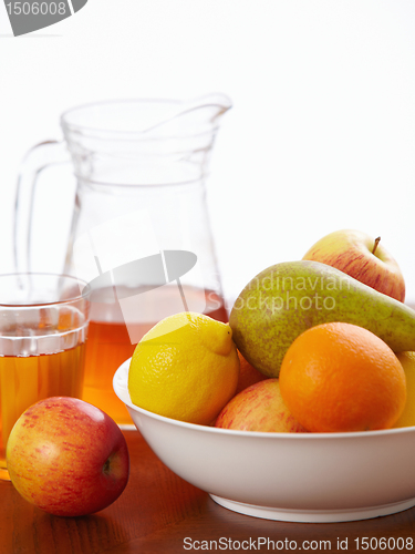 Image of fruits and juice