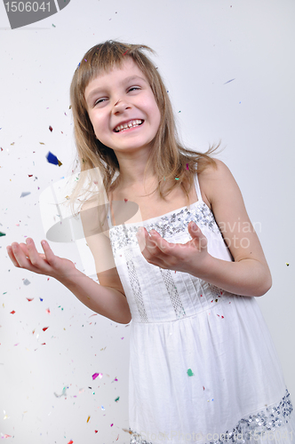 Image of Beautiful happy little girl