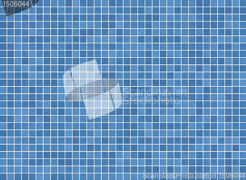 Image of blue mosaic background