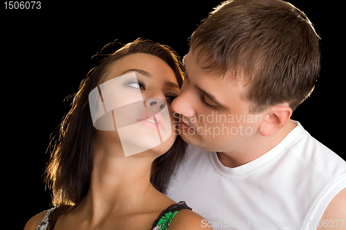 Image of Kissing couple