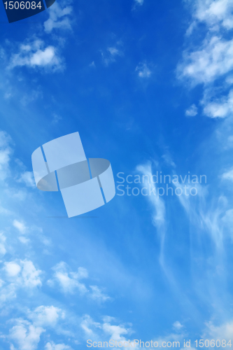 Image of Blue Sky and Clouds