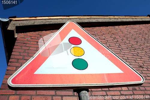 Image of traffic lights sign