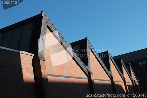 Image of factory roofs