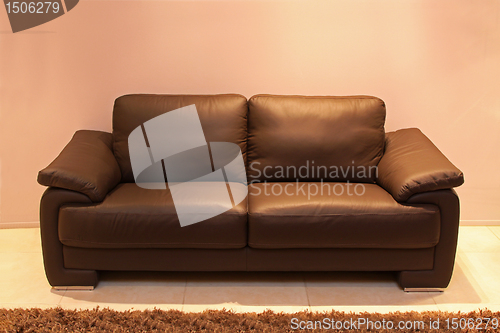 Image of Brown sofa