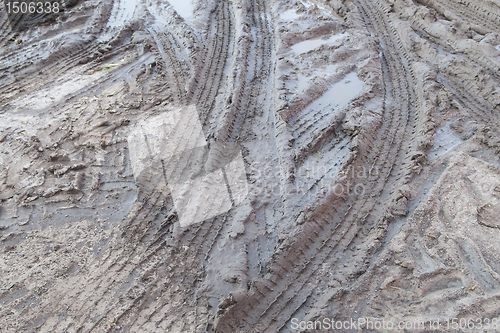 Image of Muddy road