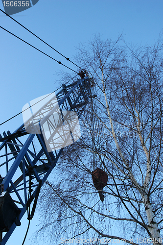 Image of Boat crane