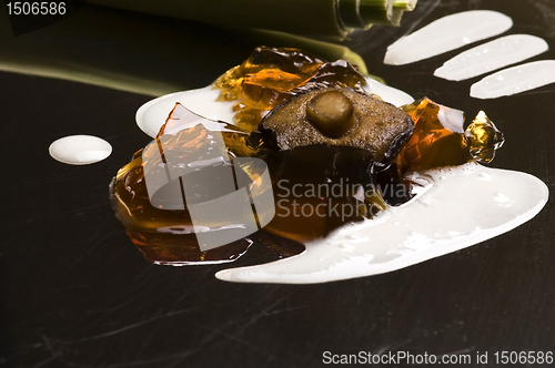 Image of Molecular gastronomy - mushroom soup