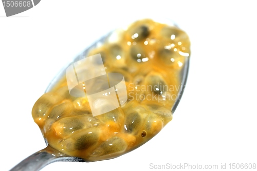 Image of passion fruit spoon
