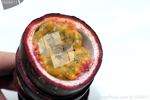 Image of passion fruit stack