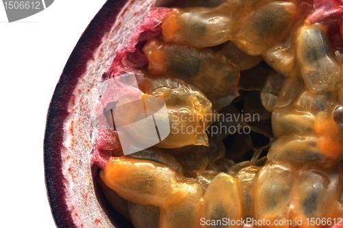 Image of passion fruit macro