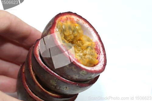 Image of passion fruit stack
