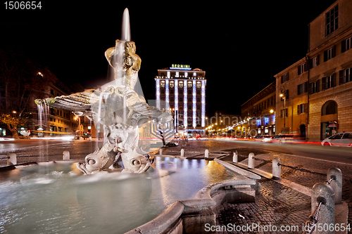 Image of Fountain with Ancient Roman Statues