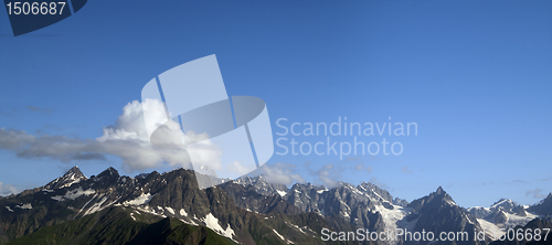 Image of Panorama summer Mountain