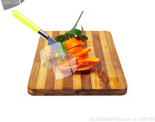 Image of fresh orange sliced