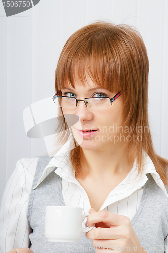 Image of Portrait of young business woman