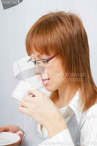 Image of Portrait of young business woman