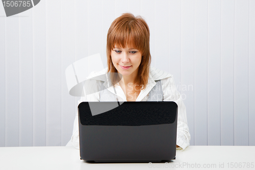 Image of girl with a laptop