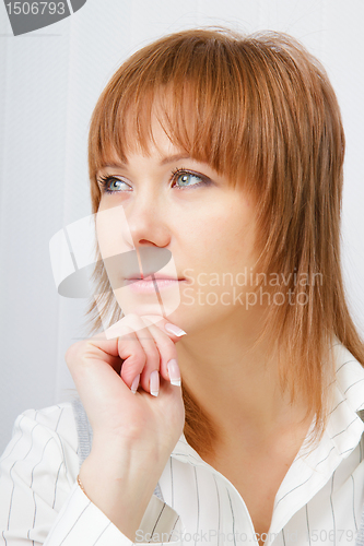 Image of Portrait of young business woman