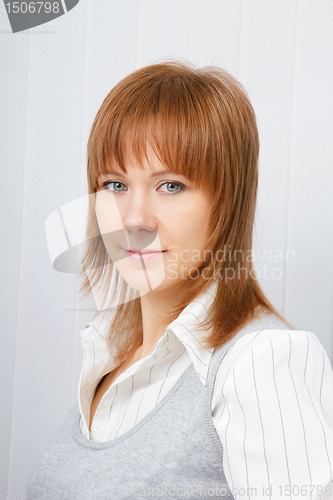 Image of Portrait of young business woman