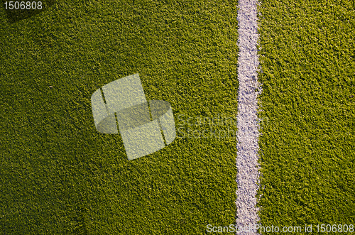 Image of Synthetic sports grounds coating marking line