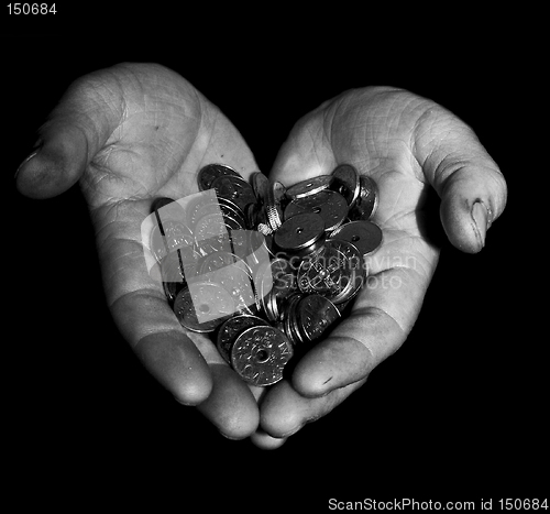 Image of money in hands