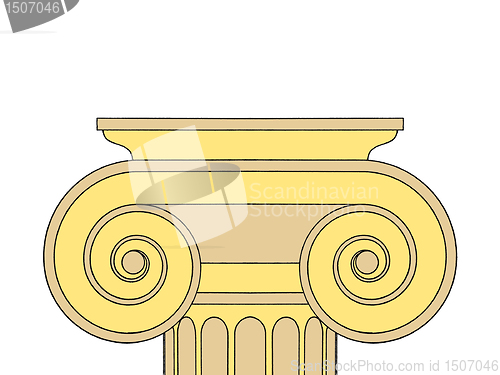 Image of Ionic capital