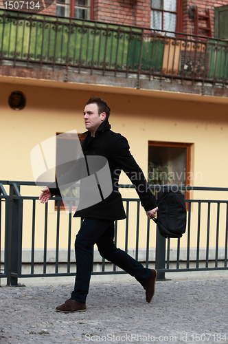 Image of Man in a hurry