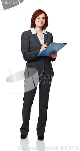 Image of businesswoman at work