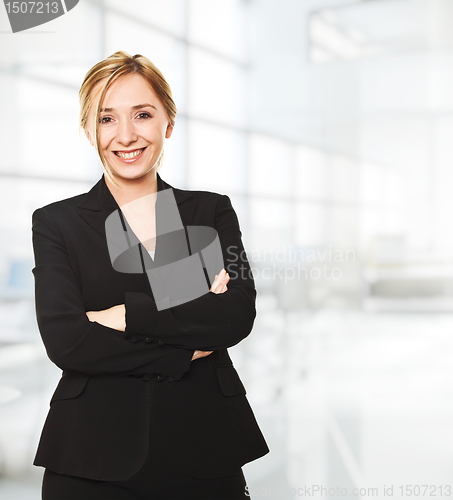 Image of woman in office