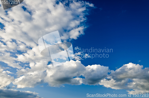 Image of relief  beautiful clouds 