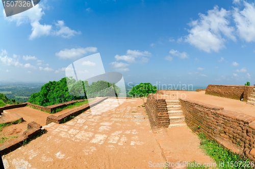 Image of View from mount Sigiriya, Sri Lanka (Ceylon).