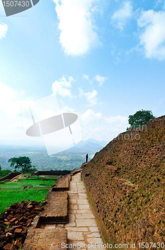 Image of View from mount Sigiriya, Sri Lanka (Ceylon).