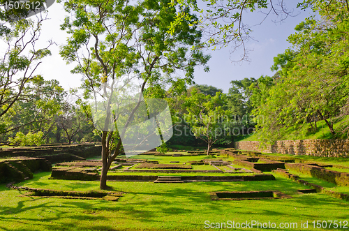 Image of ancient ruins in the vicinity mount Sigiriya, Sri Lanka (Ceylon)