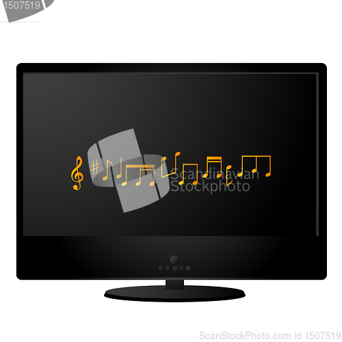 Image of Black monitor