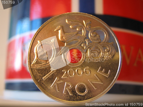 Image of Coin and flag