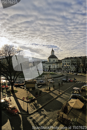 Image of View of Piazza Carlina, Turin Piedmont Italy