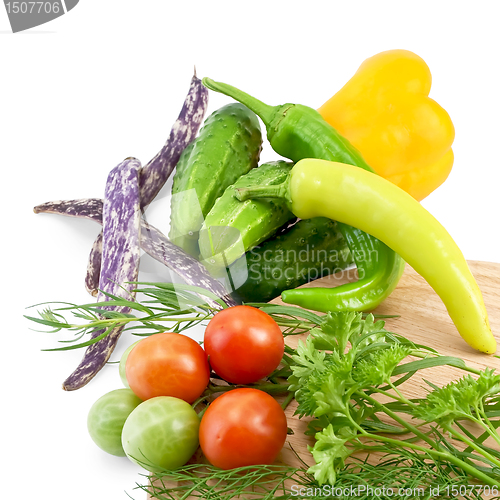 Image of Vegetables with beans